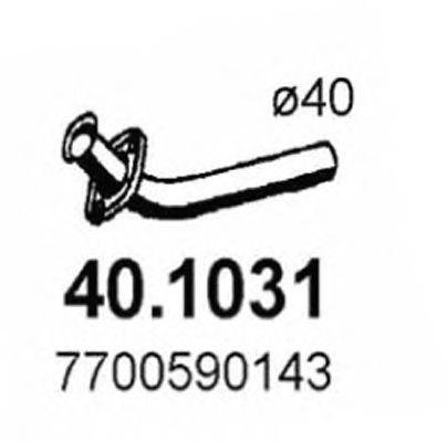 Труба выхлопного газа ASSO 40.1031