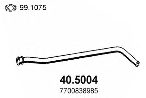 Труба выхлопного газа ASSO 40.5004