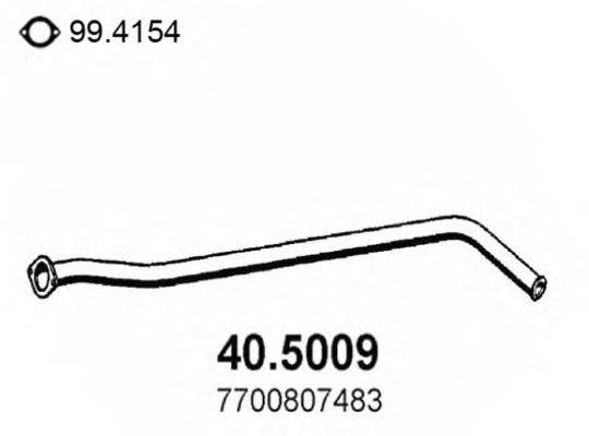 Труба выхлопного газа ASSO 40.5009