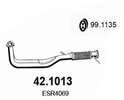 Труба выхлопного газа ASSO 42.1013