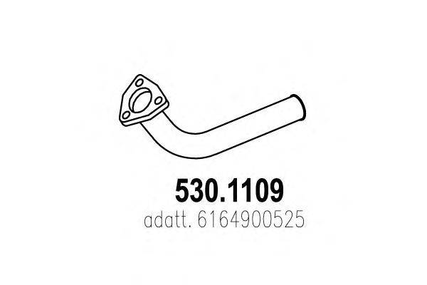 Труба выхлопного газа ASSO 5301109