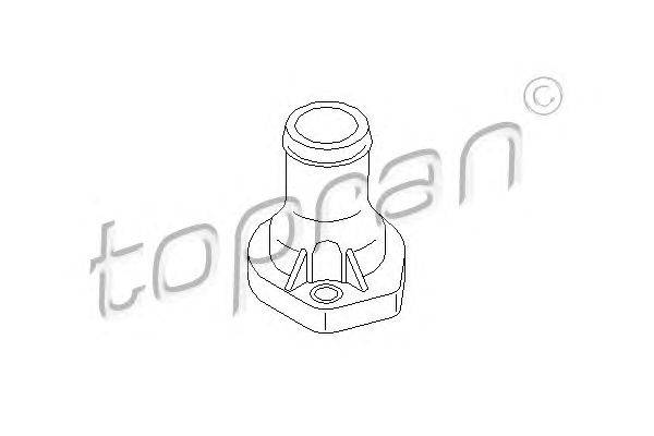 Фланец охлаждающей жидкости TOPRAN 107308