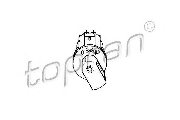 Выключатель, головной свет TOPRAN 202 167