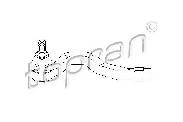Наконечник поперечной рулевой тяги TOPRAN 401 366