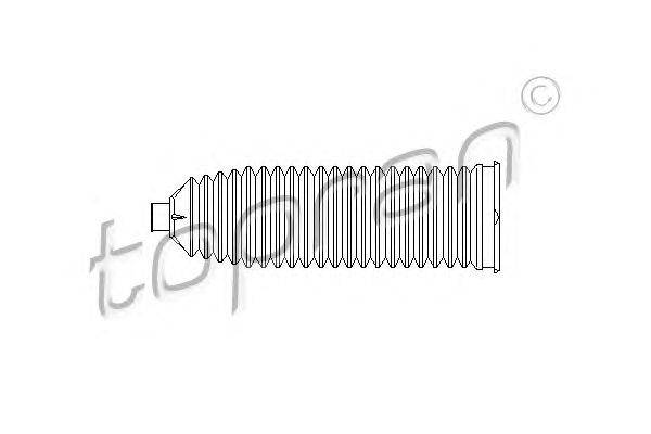 Пыльник, рулевое управление TOPRAN 401 526