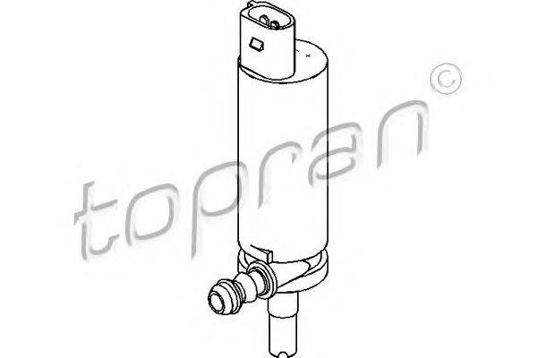 Водяной насос, система очистки фар TOPRAN 500556