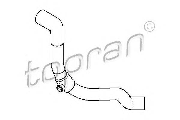 Шланг радиатора TOPRAN 700508