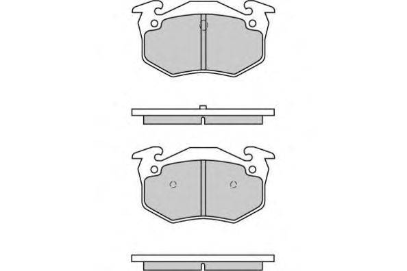 Комплект тормозных колодок, дисковый тормоз E.T.F. 12-0613
