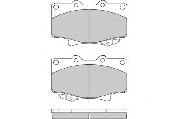 Комплект тормозных колодок, дисковый тормоз BENDIX 572253J
