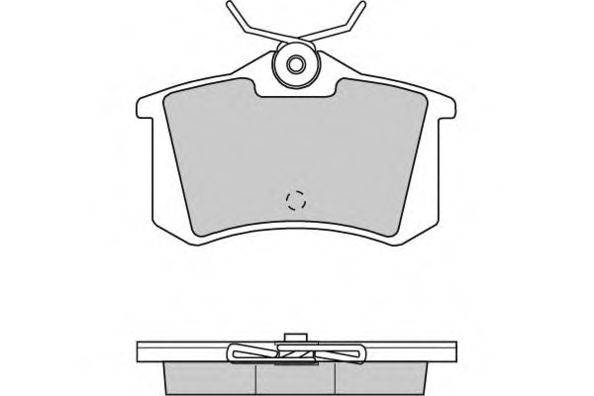 Комплект тормозных колодок, дисковый тормоз E.T.F. 12-0701