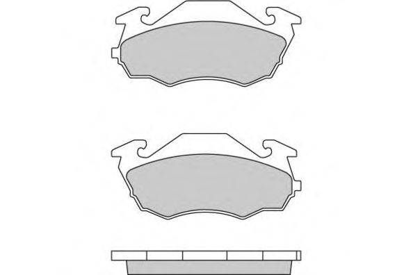 Комплект тормозных колодок, дисковый тормоз E.T.F. 24293