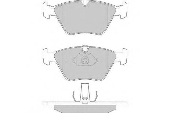 Комплект тормозных колодок, дисковый тормоз E.T.F. 12-0773