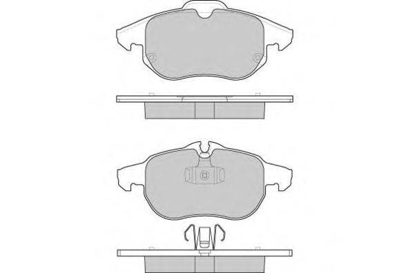 Комплект тормозных колодок, дисковый тормоз E.T.F. 23805