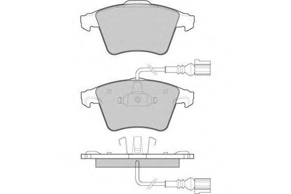 Комплект тормозных колодок, дисковый тормоз E.T.F. 121134