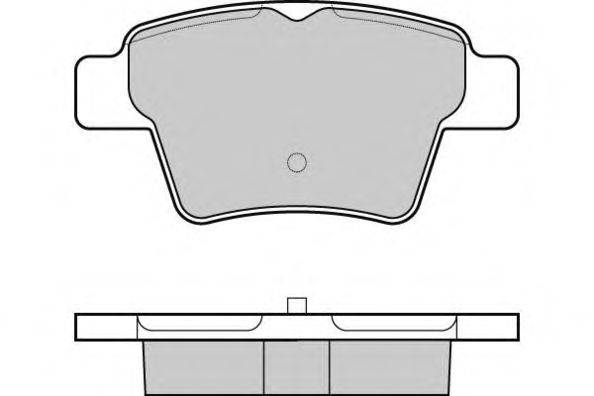 Комплект тормозных колодок, дисковый тормоз E.T.F. 24150
