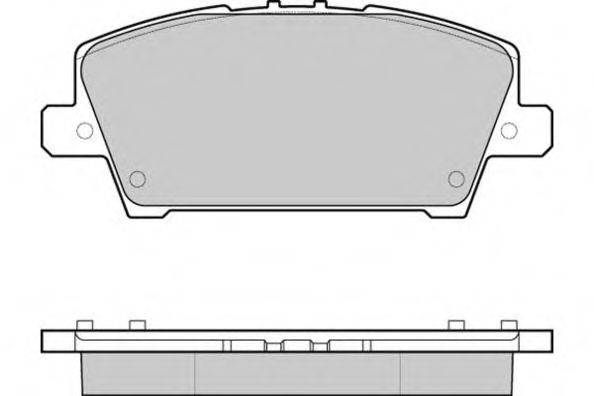 Комплект тормозных колодок, дисковый тормоз E.T.F. 12-1245