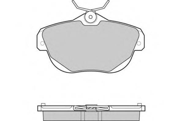 Комплект тормозных колодок, дисковый тормоз E.T.F. 24462