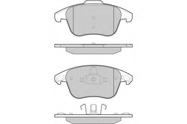 Комплект тормозных колодок, дисковый тормоз E.T.F. 12-1330