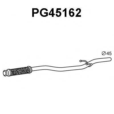 Труба выхлопного газа VENEPORTE PG45162