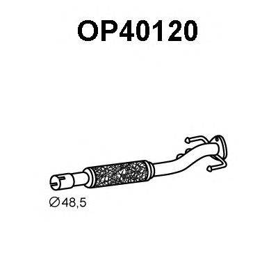 Труба выхлопного газа VENEPORTE OP40120