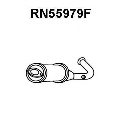 Сажевый / частичный фильтр, система выхлопа ОГ VENEPORTE RN55979F