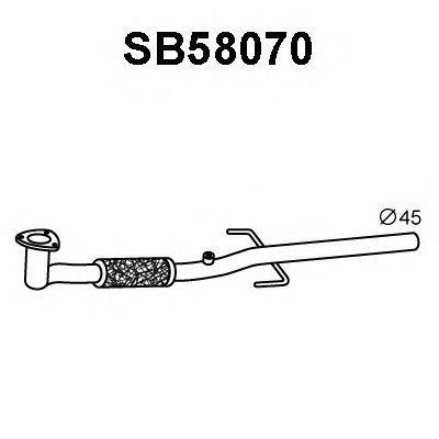 Труба выхлопного газа VENEPORTE SB58070