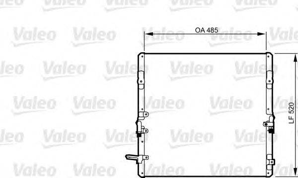 Конденсатор, кондиционер VALEO 814280