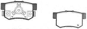 Комплект тормозных колодок, дисковый тормоз RAICAM 24231