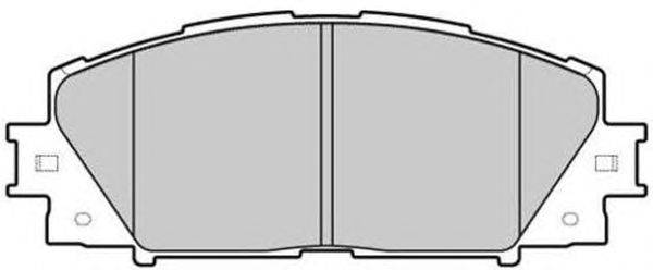Комплект тормозных колодок, дисковый тормоз FREMAX 24708