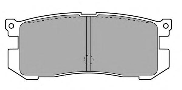 Комплект тормозных колодок, дисковый тормоз FREMAX FBP-0851