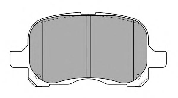 Комплект тормозных колодок, дисковый тормоз FREMAX 23294