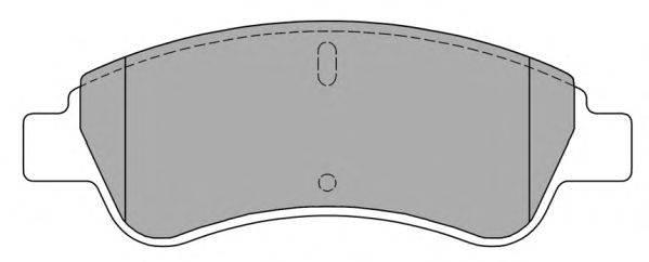 Комплект тормозных колодок, дисковый тормоз FREMAX FBP1212