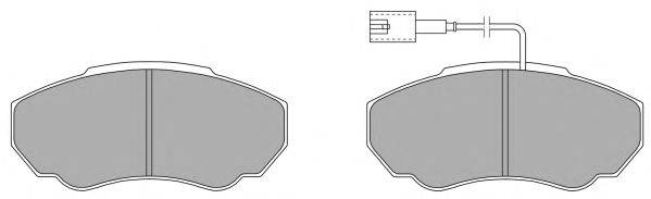 Комплект тормозных колодок, дисковый тормоз FREMAX FBP-1293