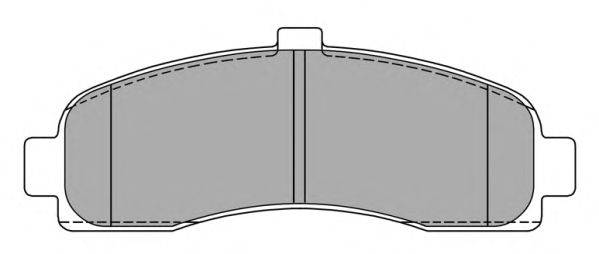 Комплект тормозных колодок, дисковый тормоз FREMAX FBP0921