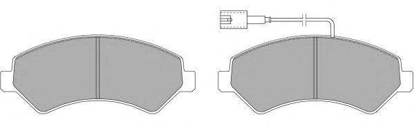 Комплект тормозных колодок, дисковый тормоз FREMAX FBP-1478