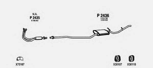 Система выпуска ОГ FENNO FO003