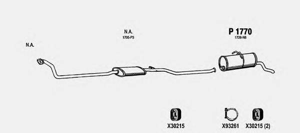 Система выпуска ОГ FENNO PE207