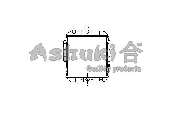 Радиатор, охлаждение двигателя ASHUKI D551-36