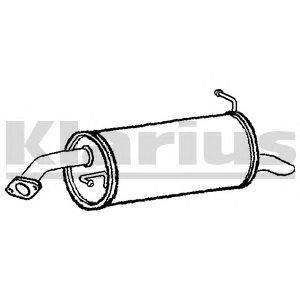 Глушитель выхлопных газов конечный KLARIUS 210866