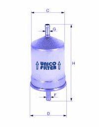 Топливный фильтр UNICO FILTER FI 6140