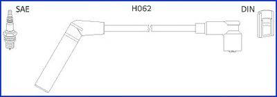 Комплект проводов зажигания HÜCO 134478