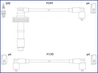 Комплект проводов зажигания HÜCO 134549