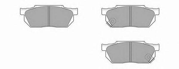 Комплект тормозных колодок, дисковый тормоз SIMER 369