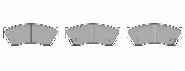 Комплект тормозных колодок, дисковый тормоз SIMER 437