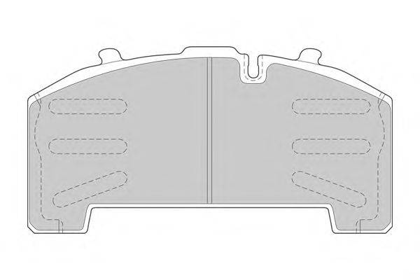 Комплект тормозных колодок, дисковый тормоз SIMER 1103