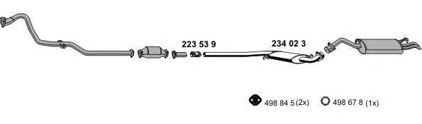Система выпуска ОГ ERNST 010230