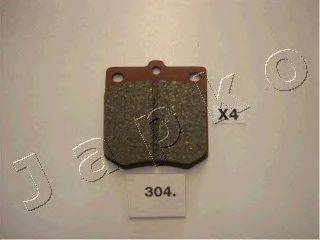 Комплект тормозных колодок, дисковый тормоз JAPKO 50304
