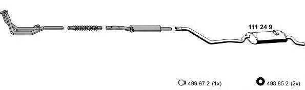 Система выпуска ОГ ERNST 070041