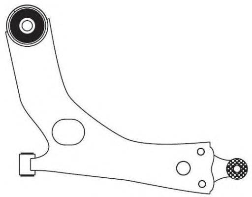 Рычаг независимой подвески колеса, подвеска колеса FRAP 4499