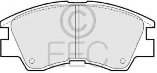 Комплект тормозных колодок, дисковый тормоз EEC BRP0602
